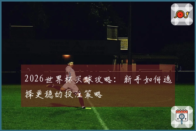 2026世界杯买球攻略：新手如何选择更稳的投注策略